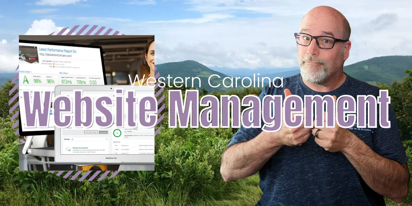 western North Carolina website management or webmaster services